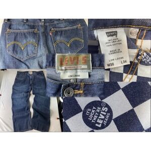 VTG Y2K Levis Jeans Low Loose 549 Baggy Men 38x33 Wide Leg Western Cowboy Skater